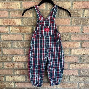 Vintage Osh Gosh Baby B’gosh Snowman overalls
